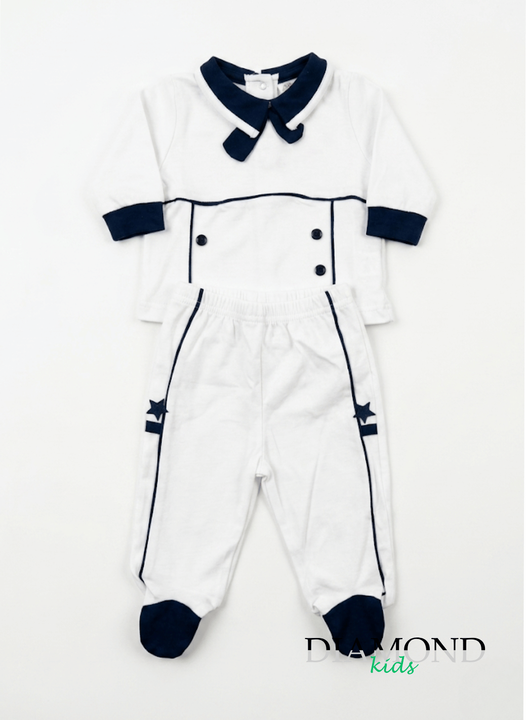 Clinico Neonato Preziosini Star bianco blu