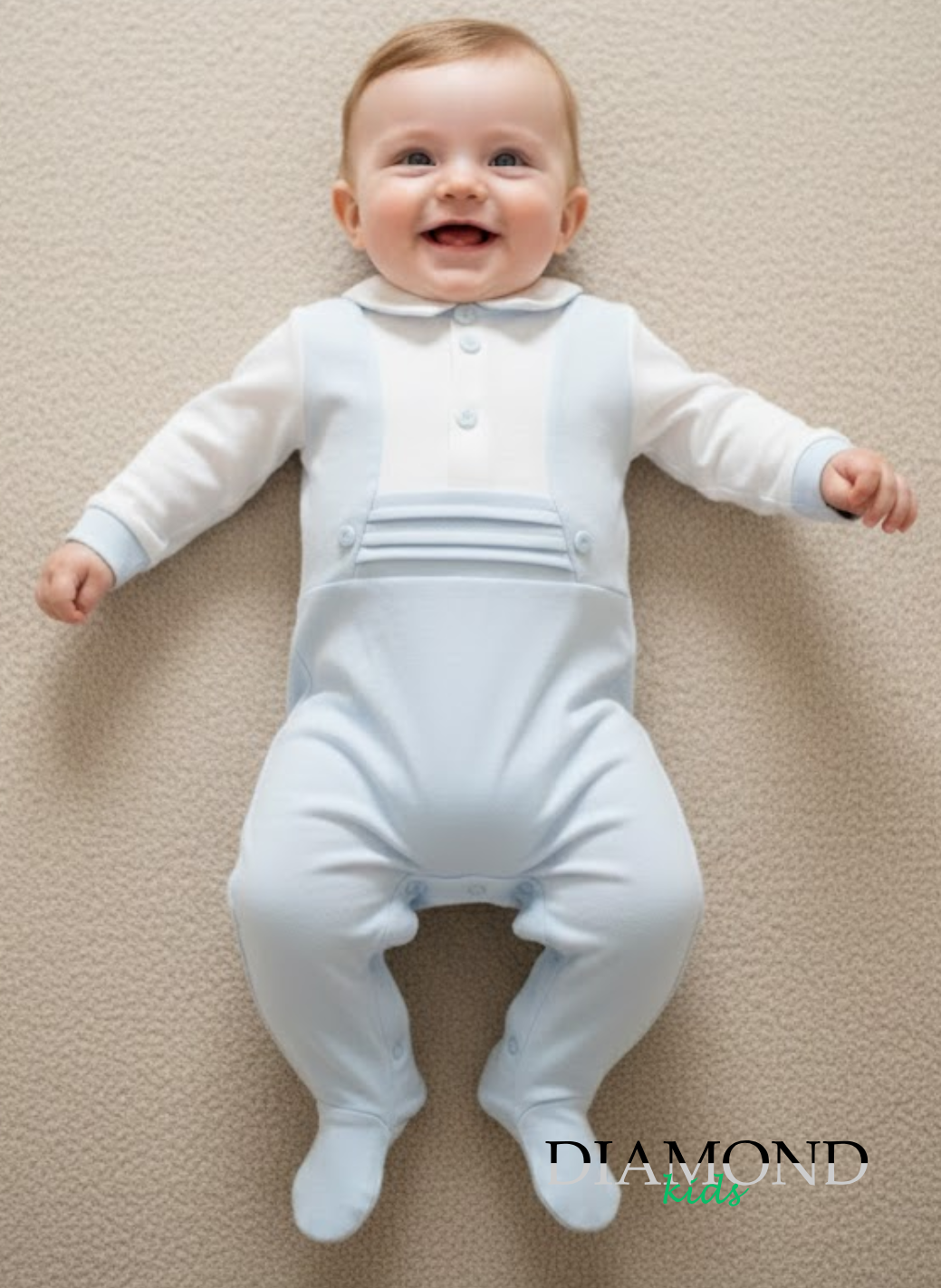 Tutina Neonato Sommaruga Classic celeste