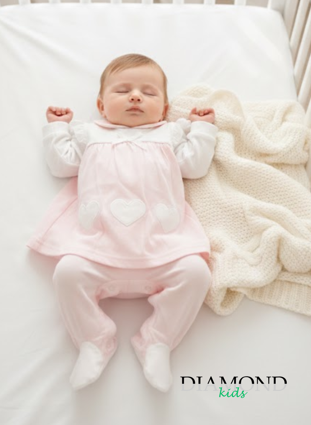 Tutina Neonata Sommaruga cuori rosa