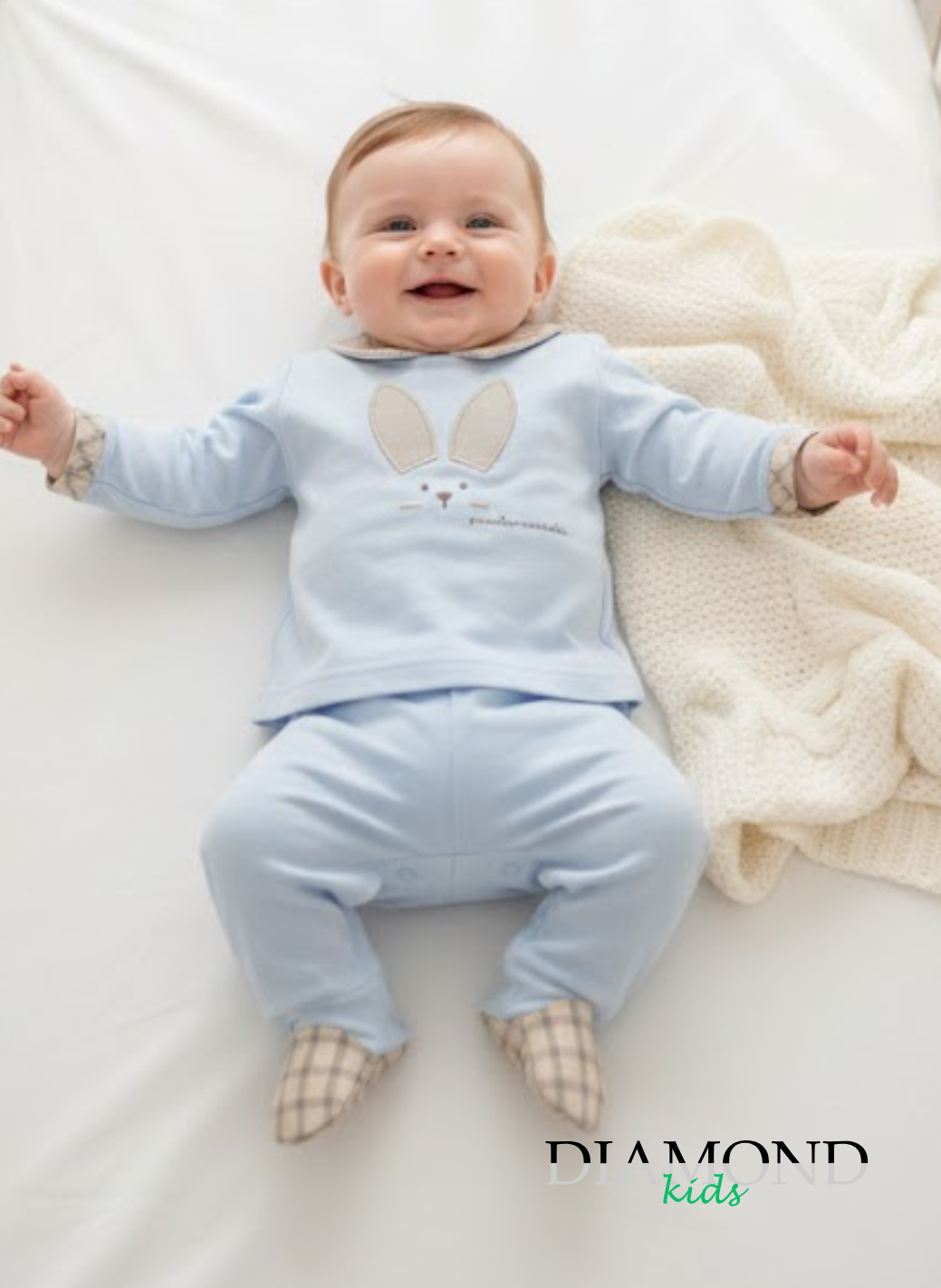 Clinico Neonato Sommaruga Coniglio celeste beige