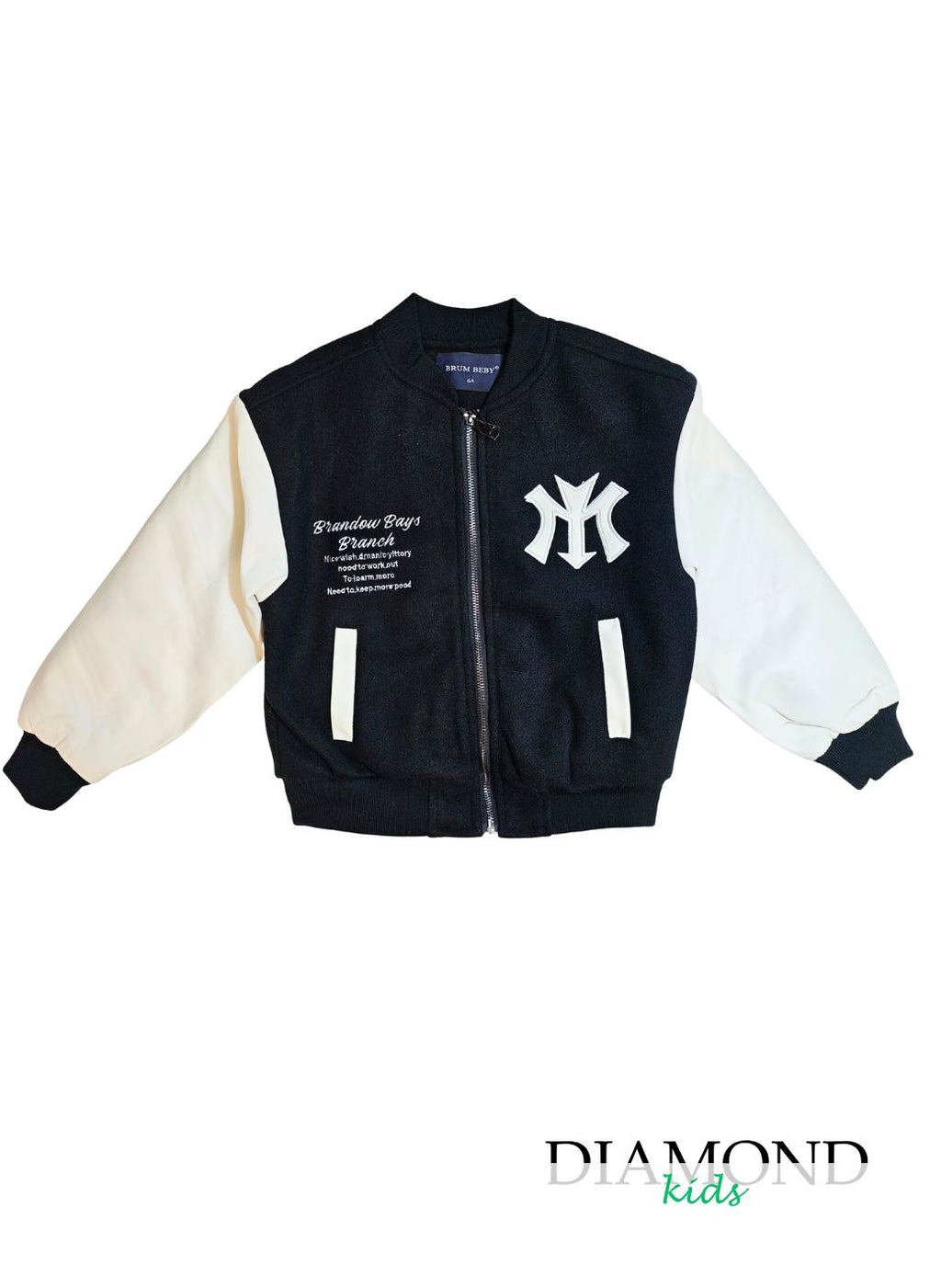 Giubbino Bambino Ecopelle  nero