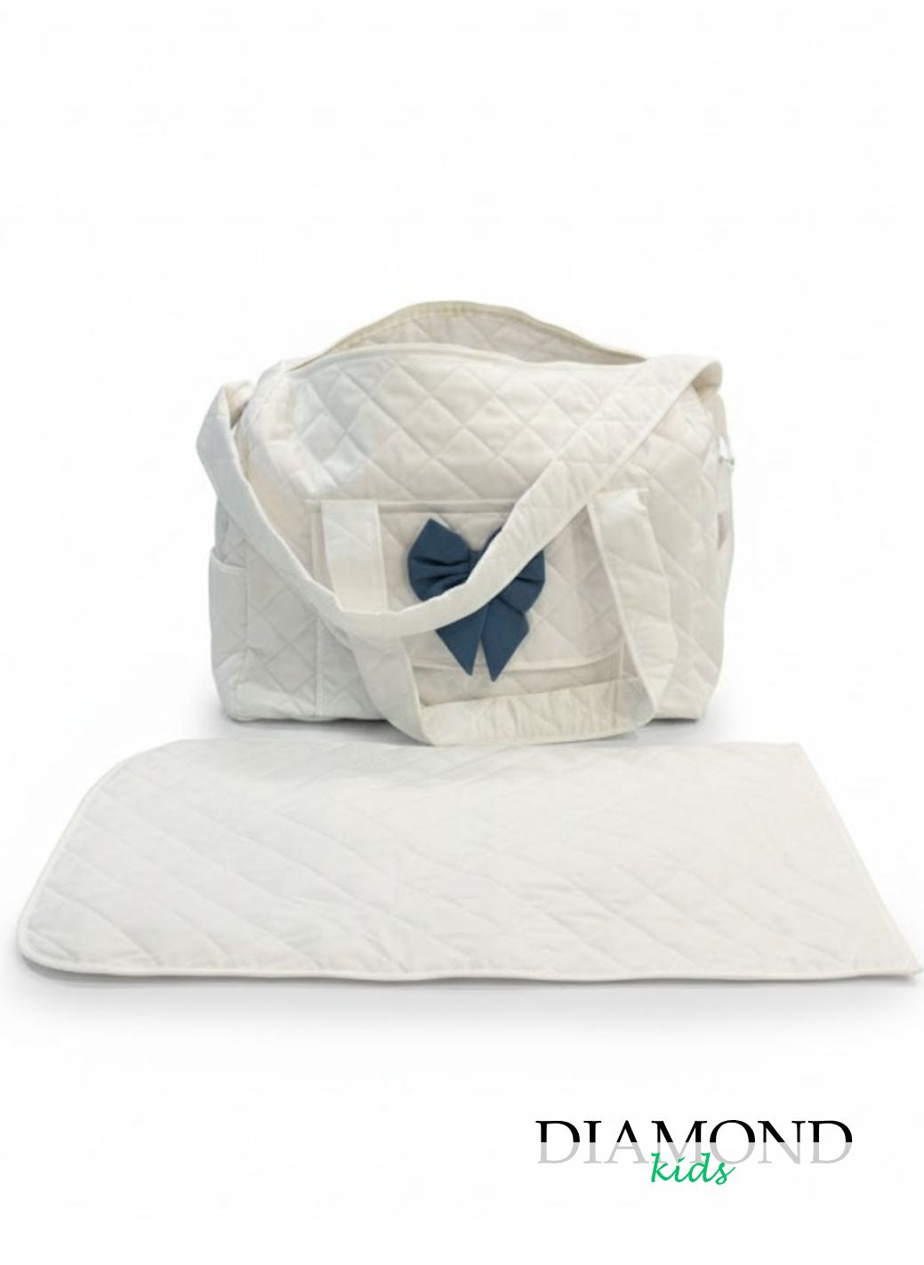 Borsa Fasciatoio Ornella fiocco bianca