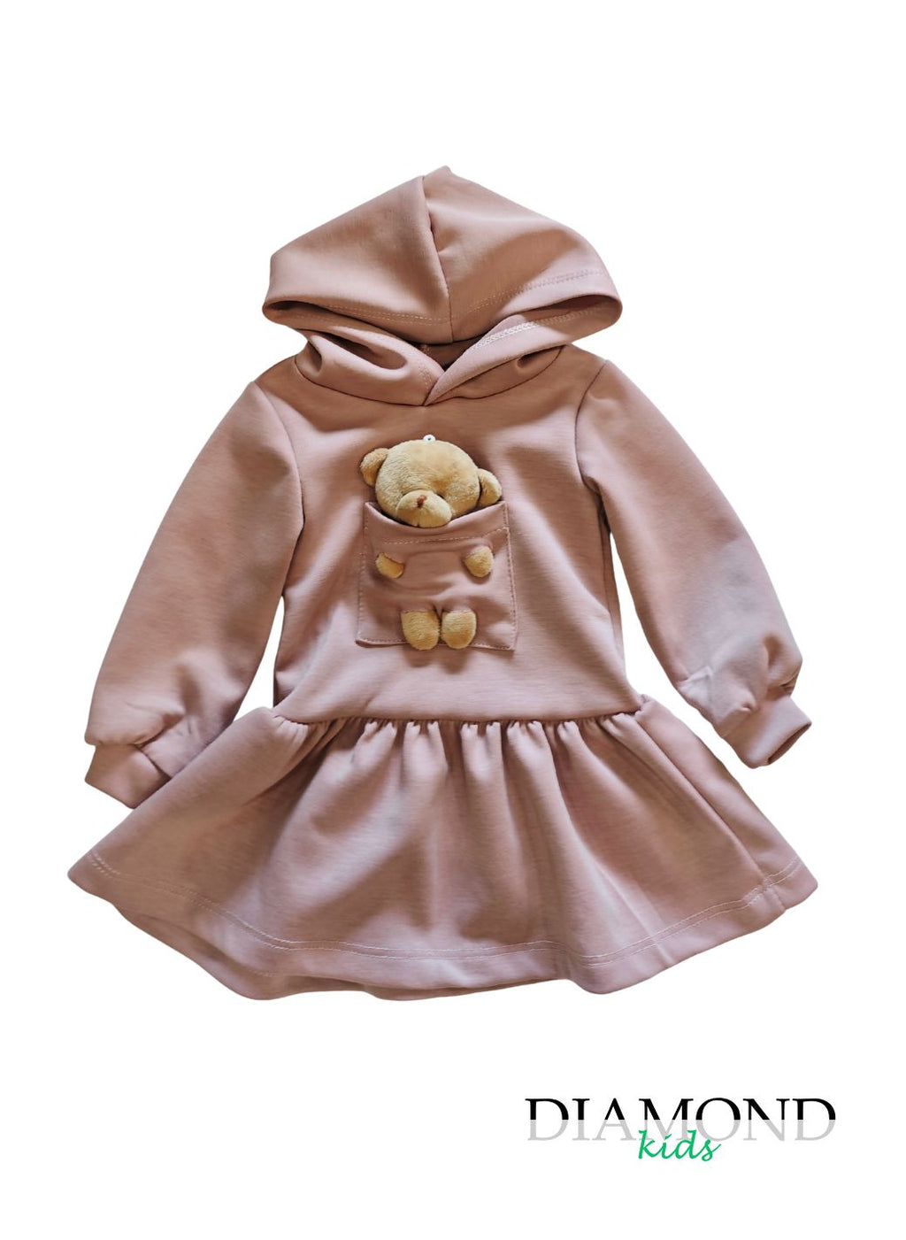 Abito Neonata Orsetto rosa