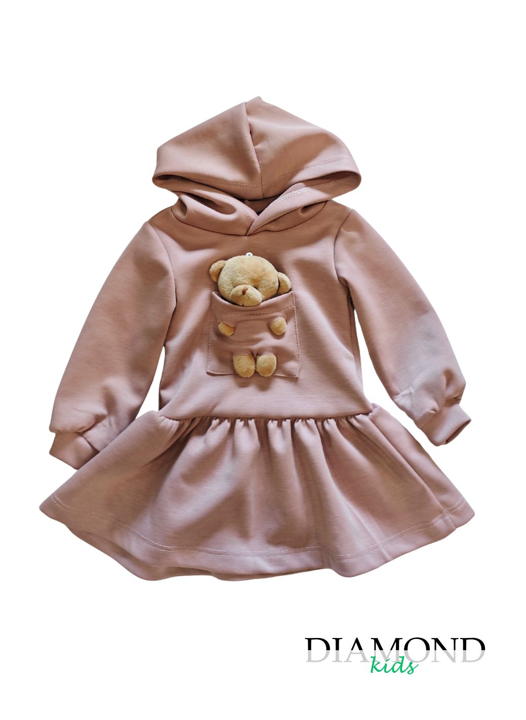 Abito Neonata Orsetto rosa