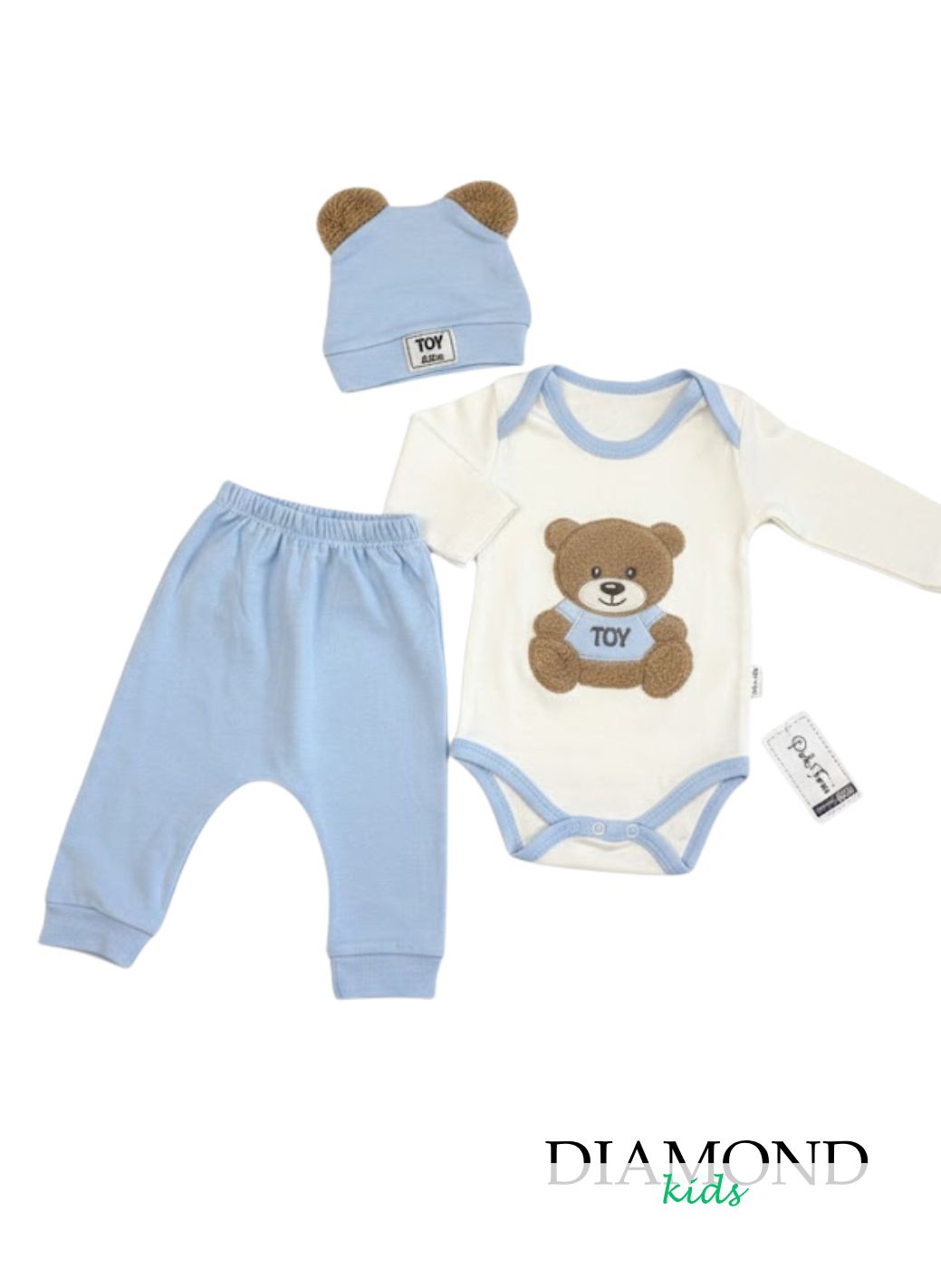 Completo Neonao Teddy celeste