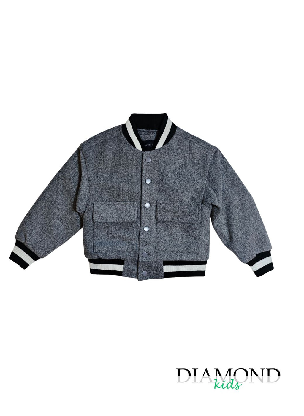 Giubbino Bambino panno grigio