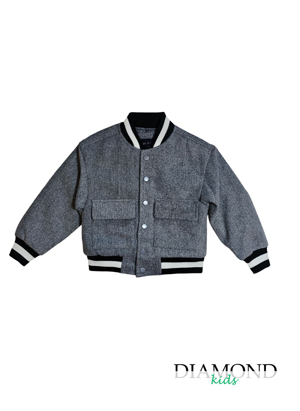 Giubbino Bambino panno grigio