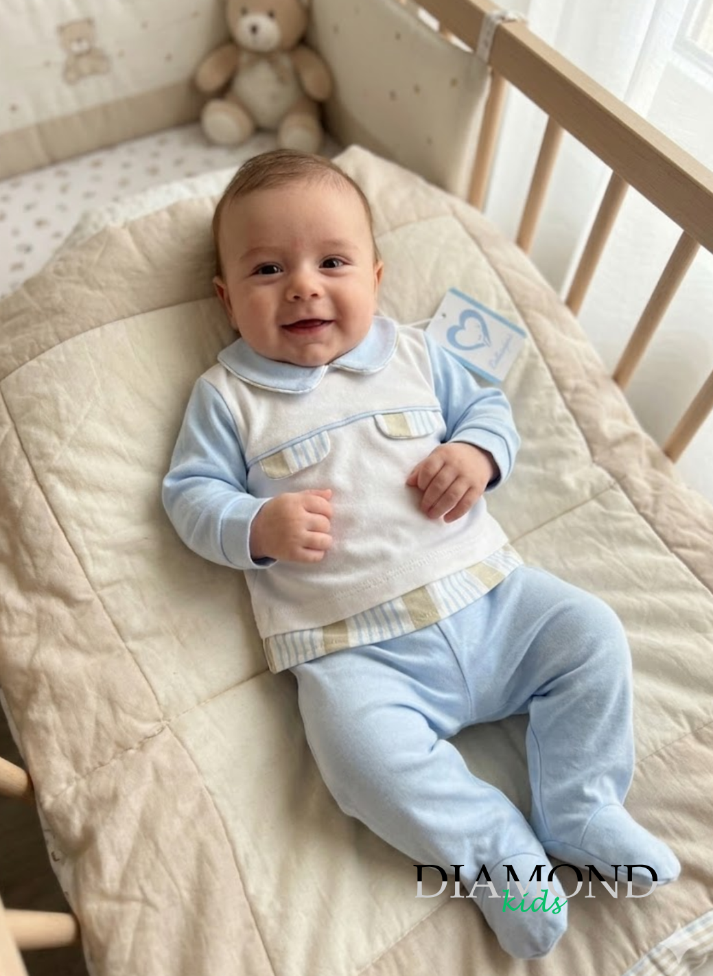 Clinico Neonato Batuffolini Taschini celeste