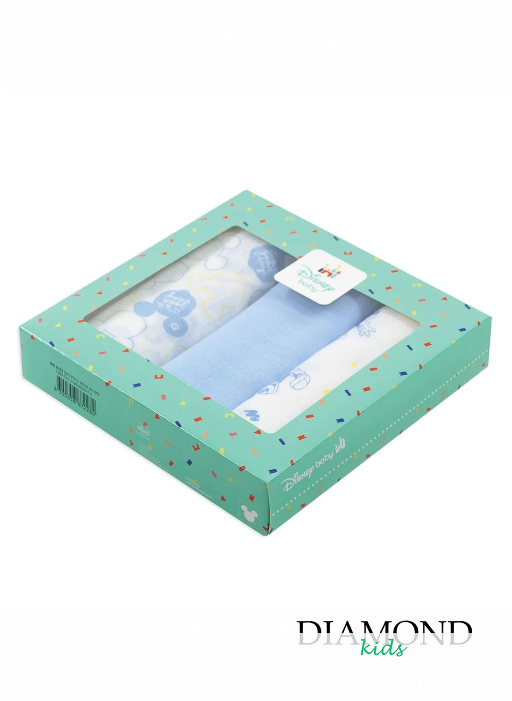 Set Mussole Neonato  Disney topolino azzurro