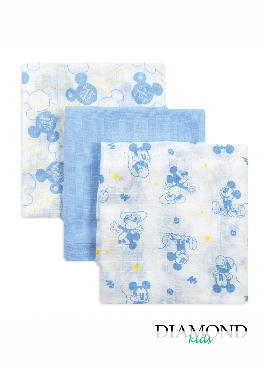 Set Mussole Neonato  Disney topolino azzurro