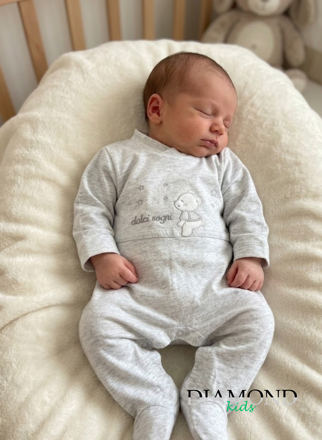 Tutina Neonato Batuffolini Orsetto grigia unisex