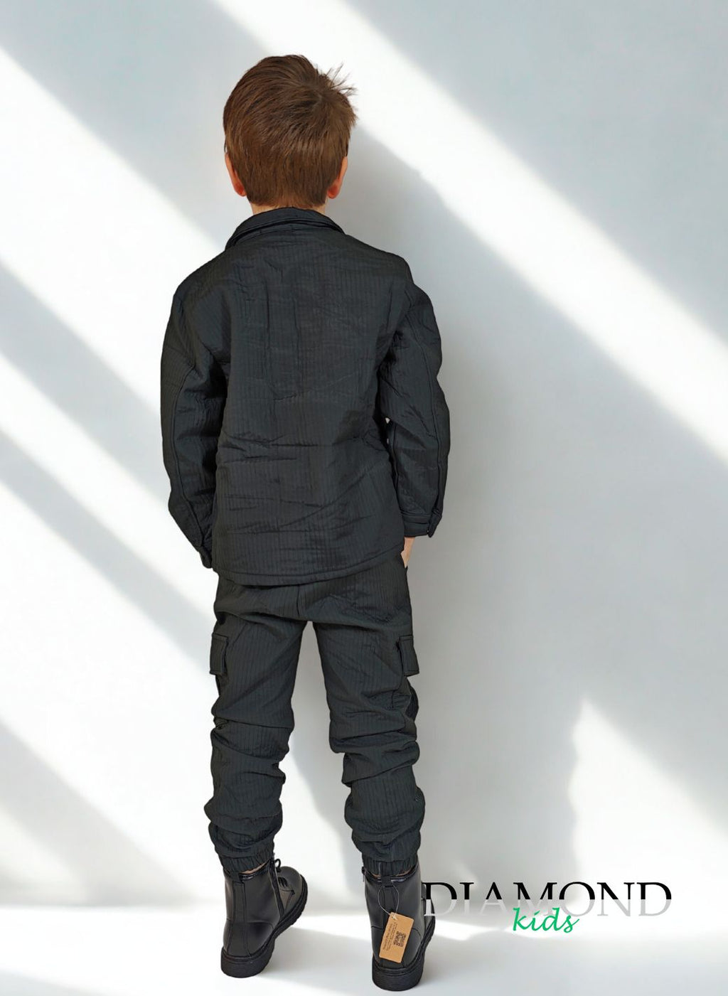 Completo Bambino Righe nero