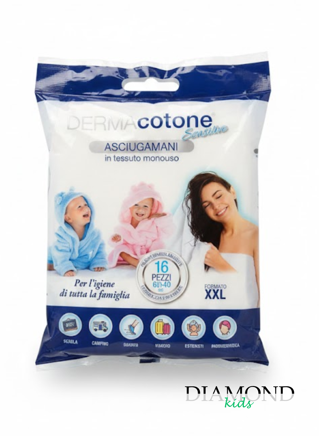 Asciugamani in tessuto monouso Dermacotone