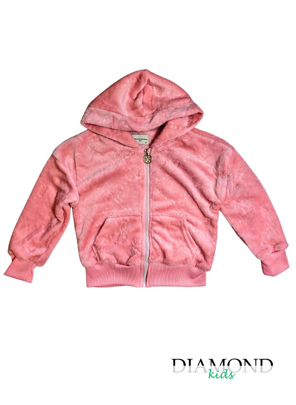 Felpa Bambina Pile rosa