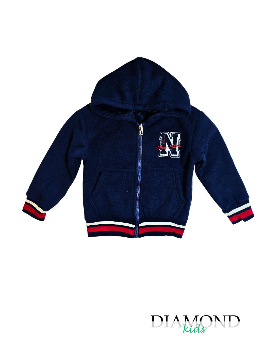 Felpa Bambino College blu