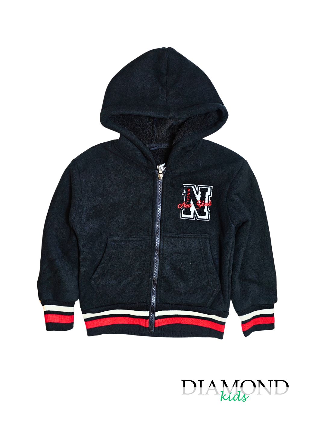 Felpa Bambino College nera