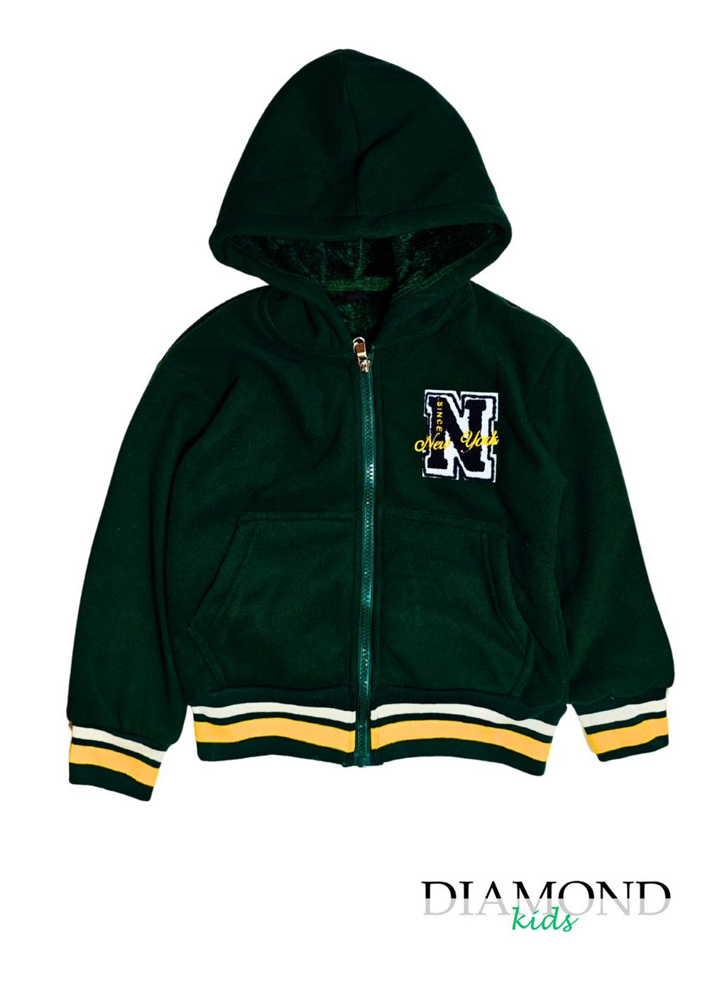 Felpa Bambino College verde