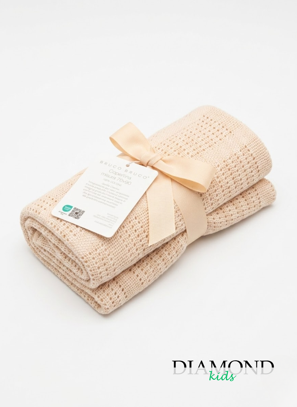 Copertina Neonato Bruco Bruco crema