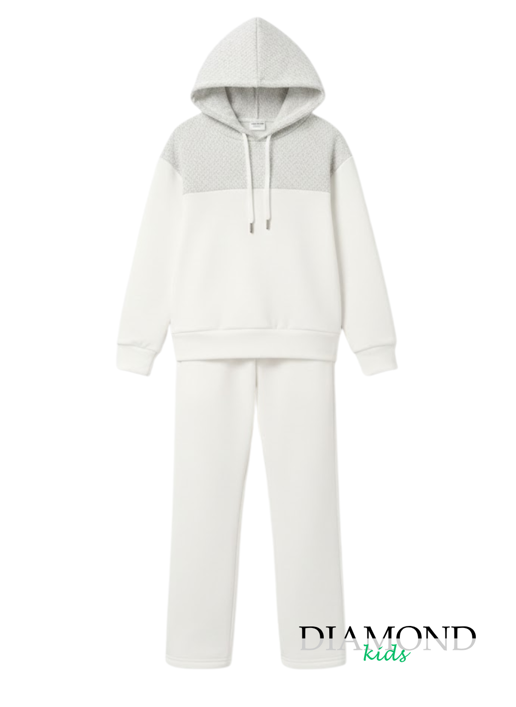 Completo Bambina Tuta Luxury bianco