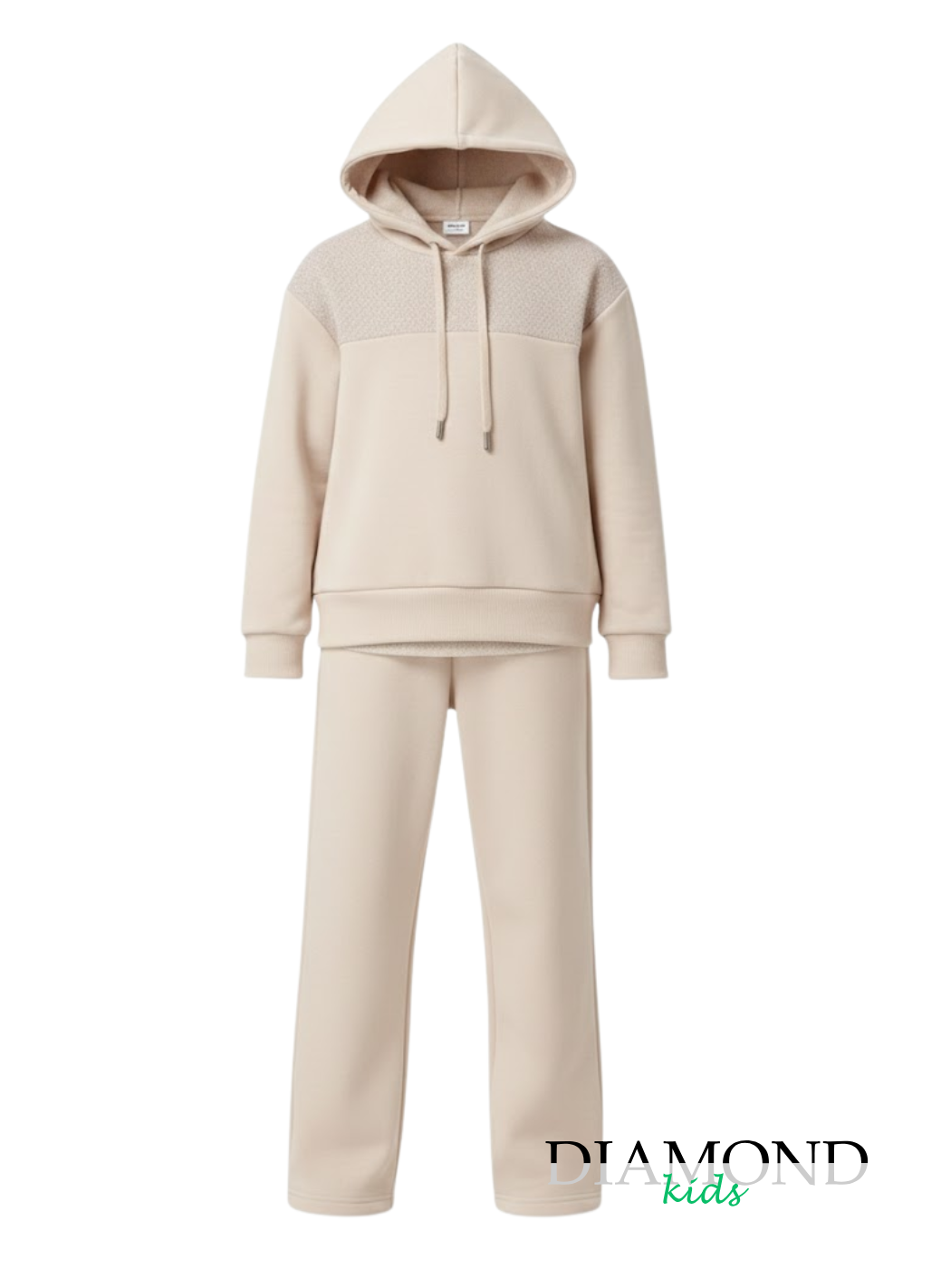 Completo Bambina Tuta Luxury beige rosa