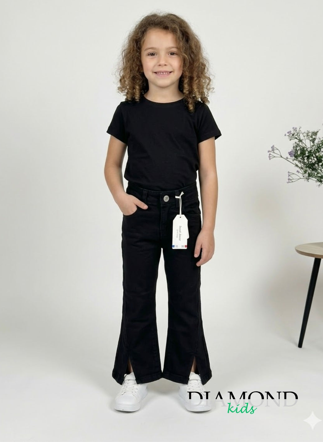 Jeans Neonata Spacchetti nero