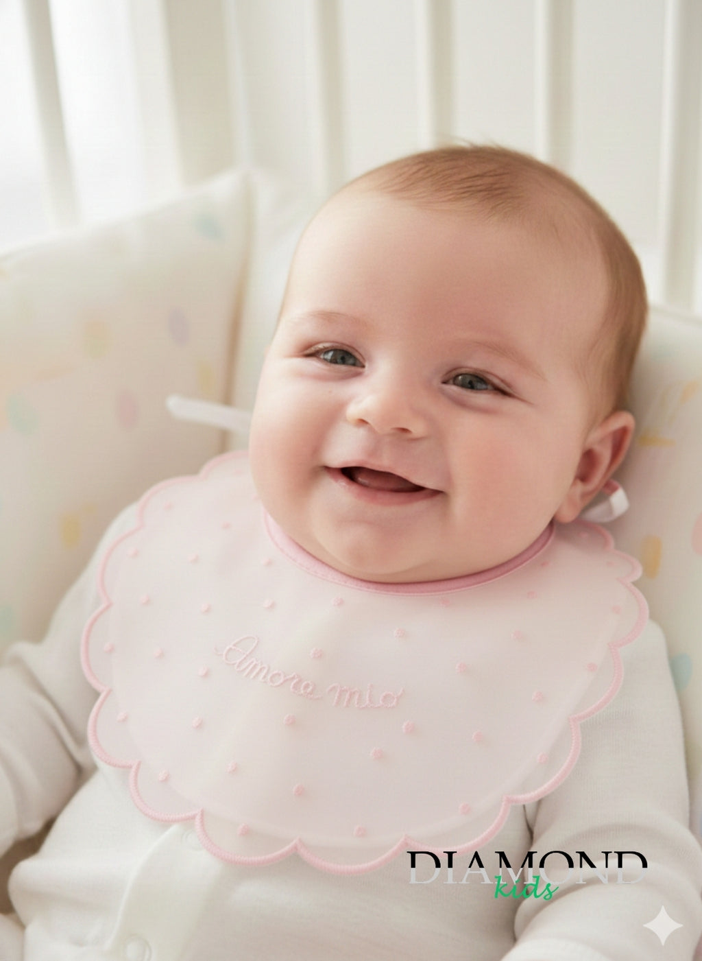 Bavetta Nancy baby Amore mio rosa