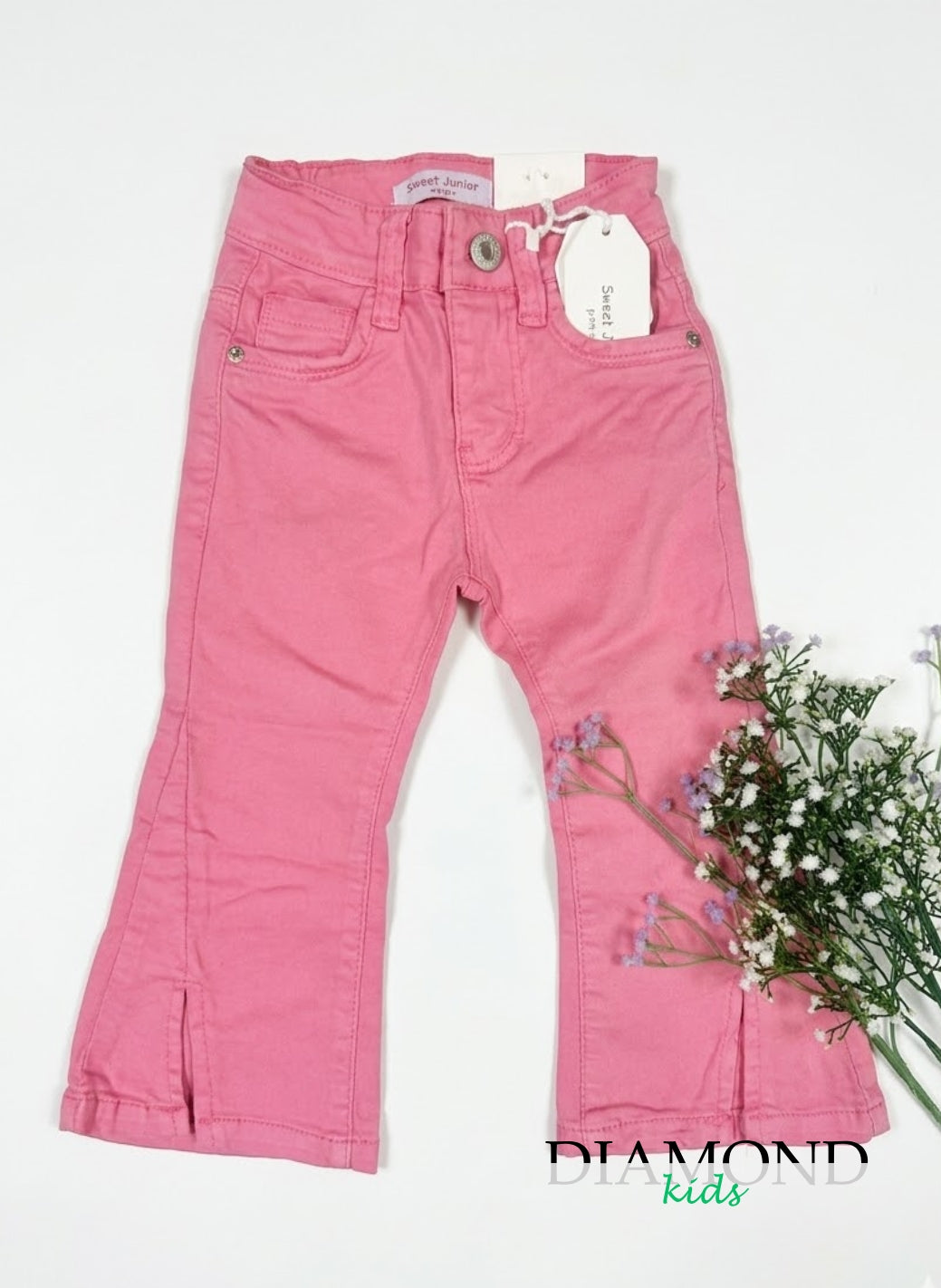 Jeans Neonata Spacchetti fucsia