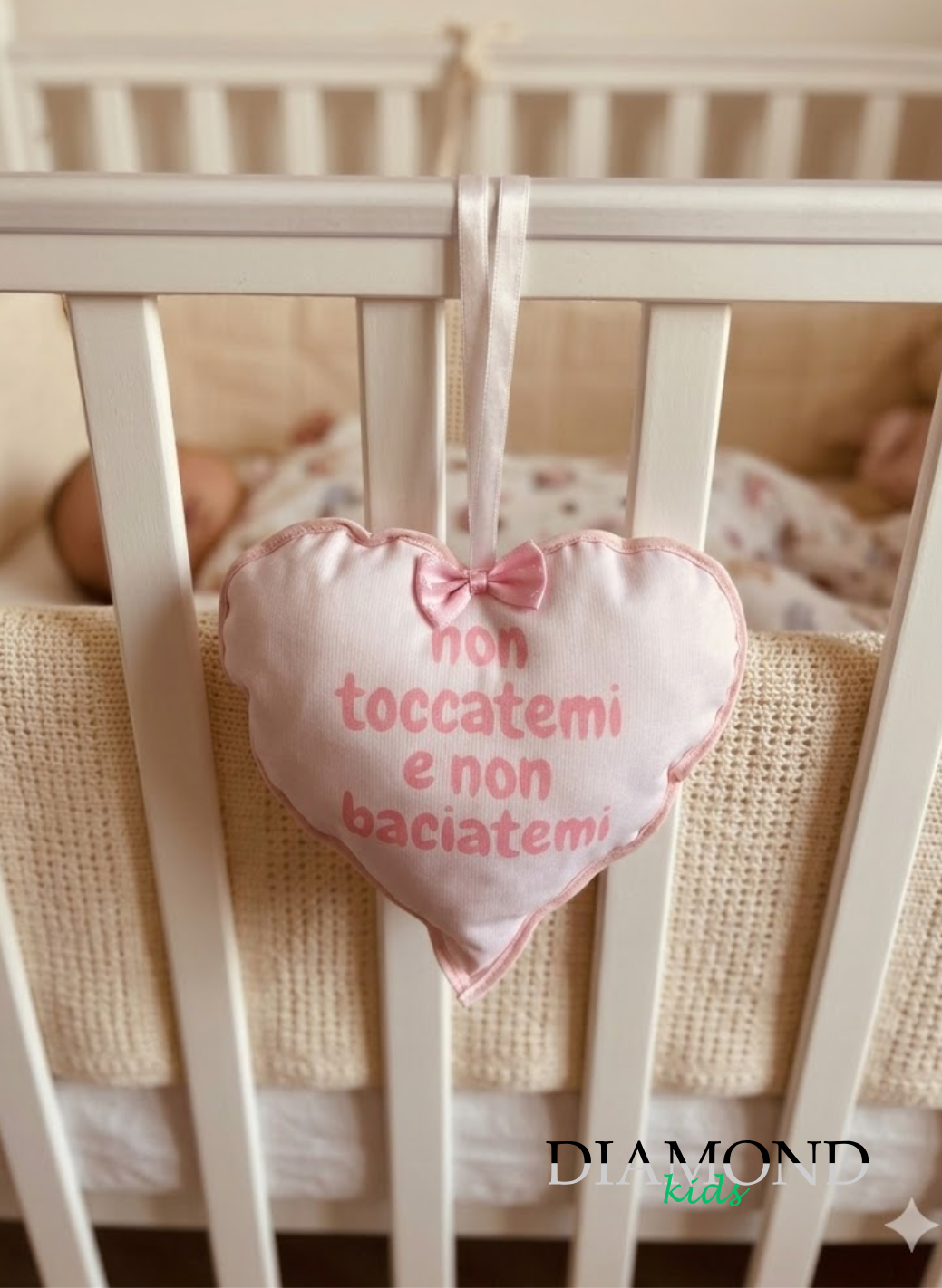 Cuore Neonato Prezioso rosa medio