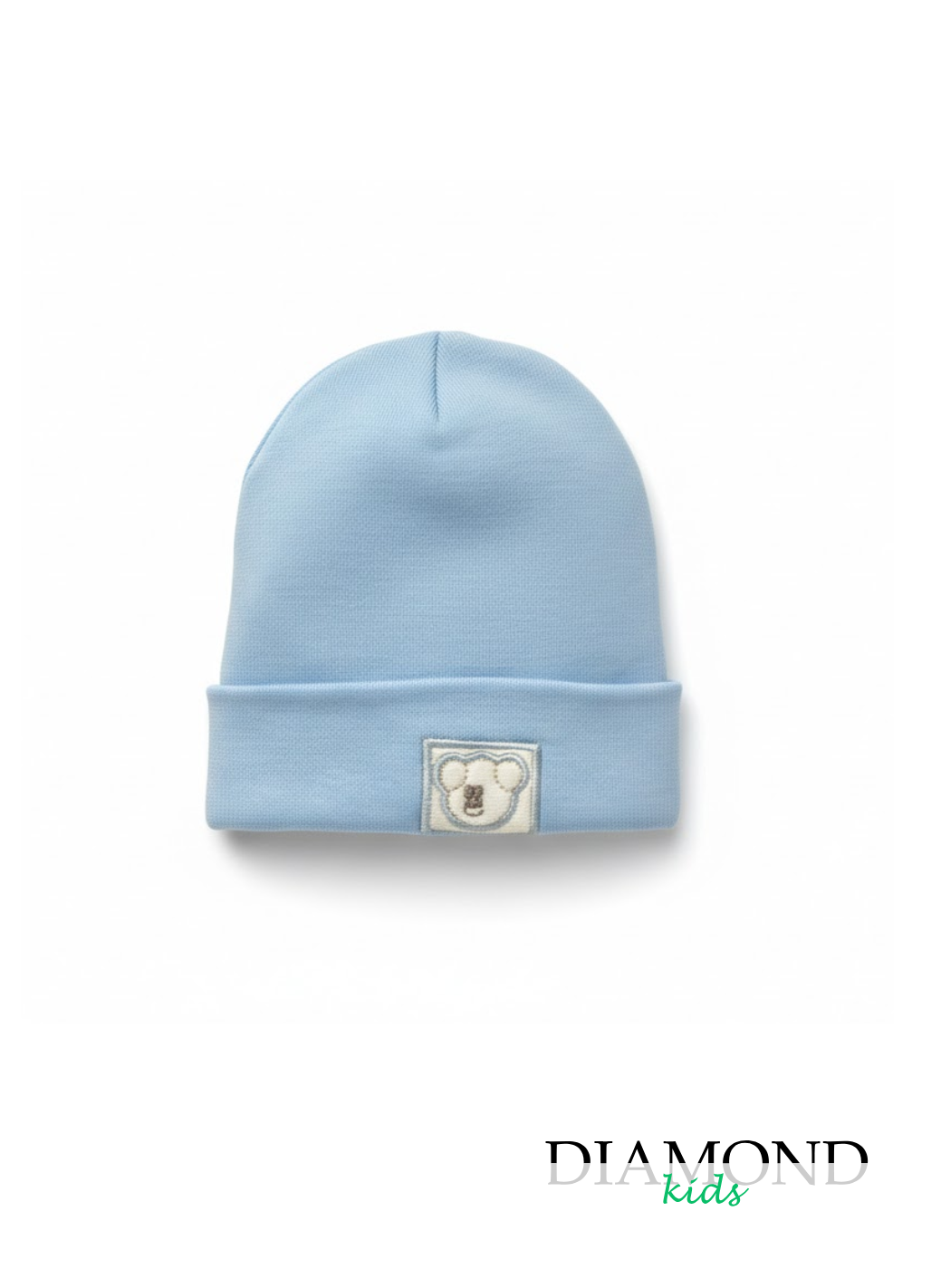 Cappellino Neonato Irge baby orsetto unisex celeste