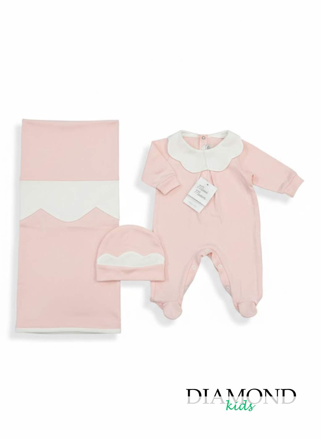 Trio Neonata Mini Moon Onda rosa