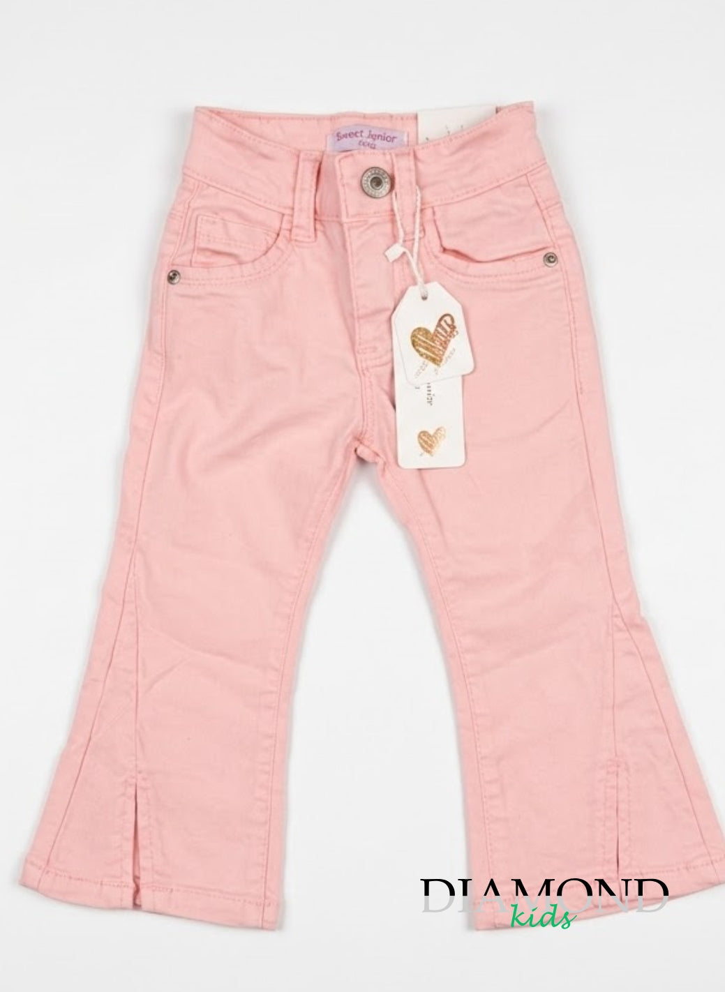 Jeans Neonata Spacchetti rosa