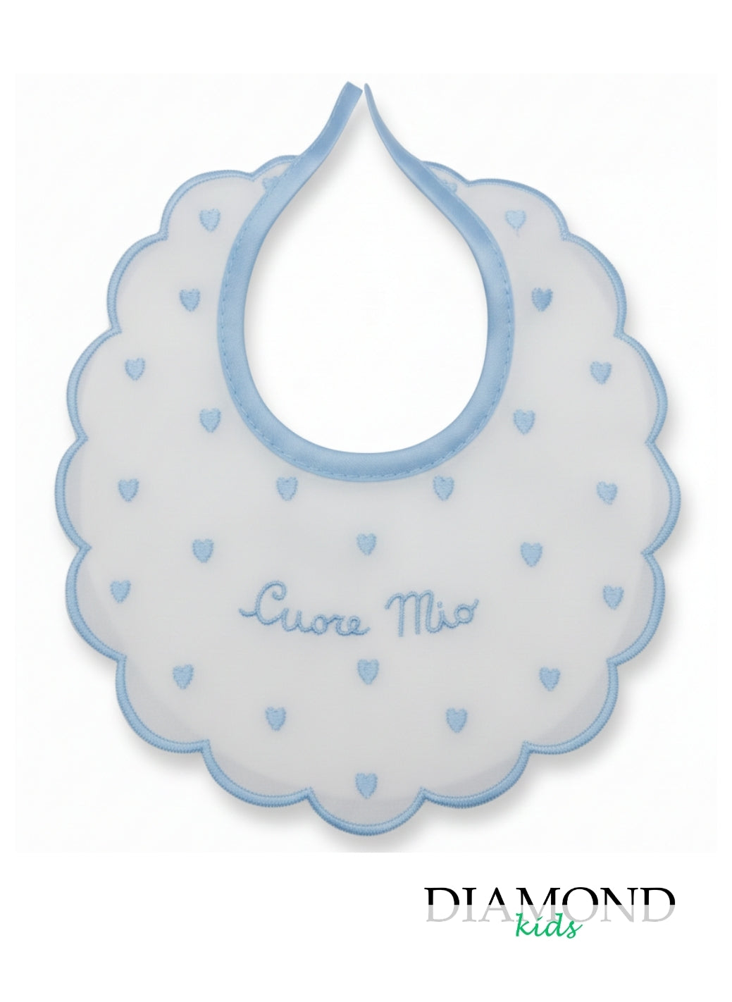 Bavetta Nancy baby cuore mio celeste