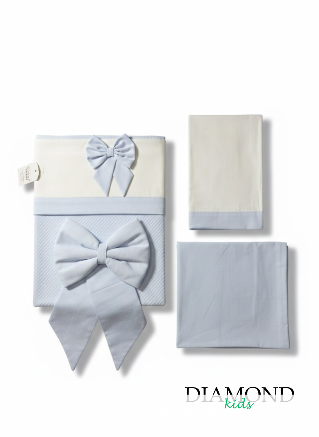 Set Neonato Ornella Rombino Lettino celeste