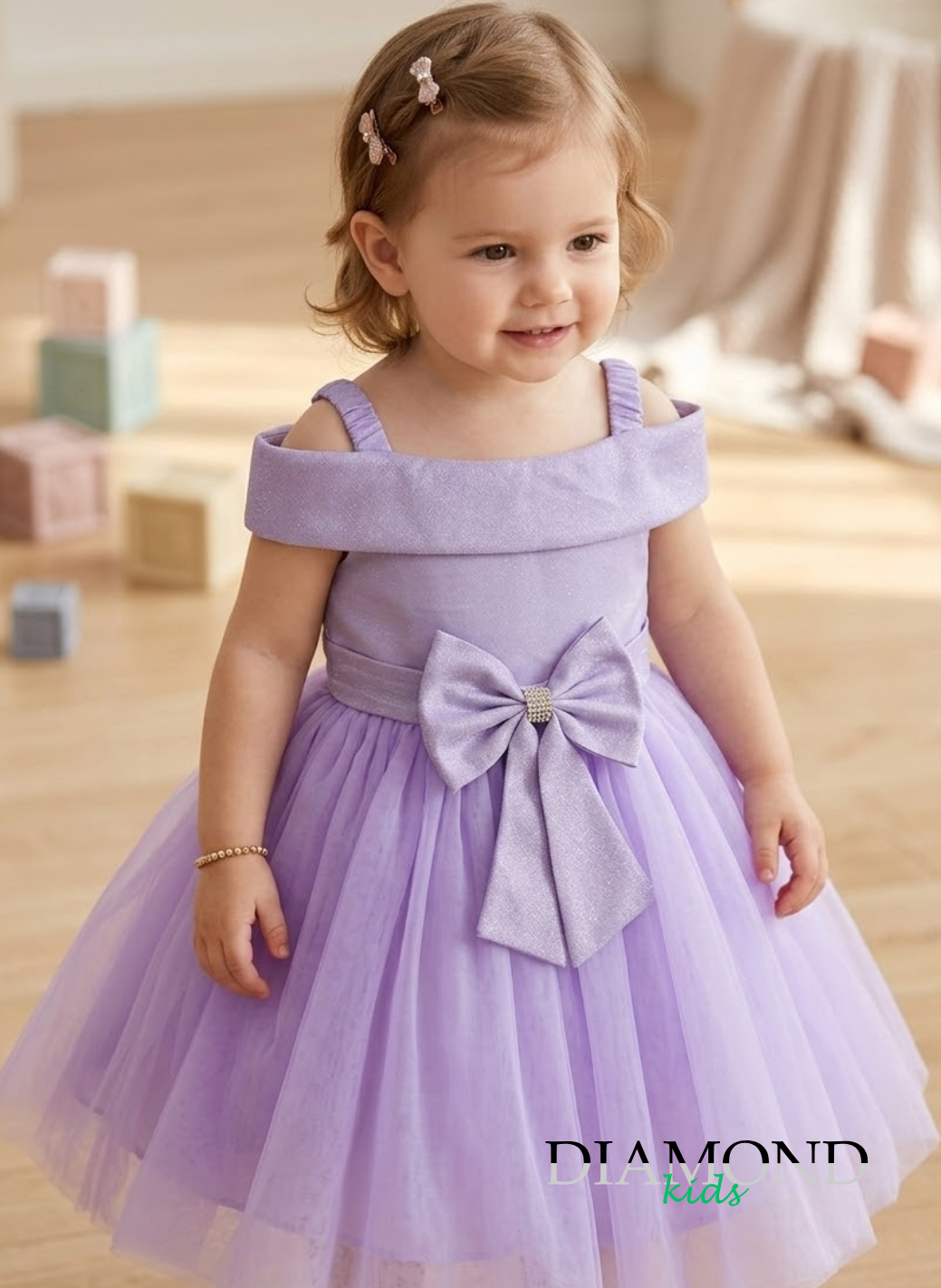 Abito Bambina Principessa lilla tulle