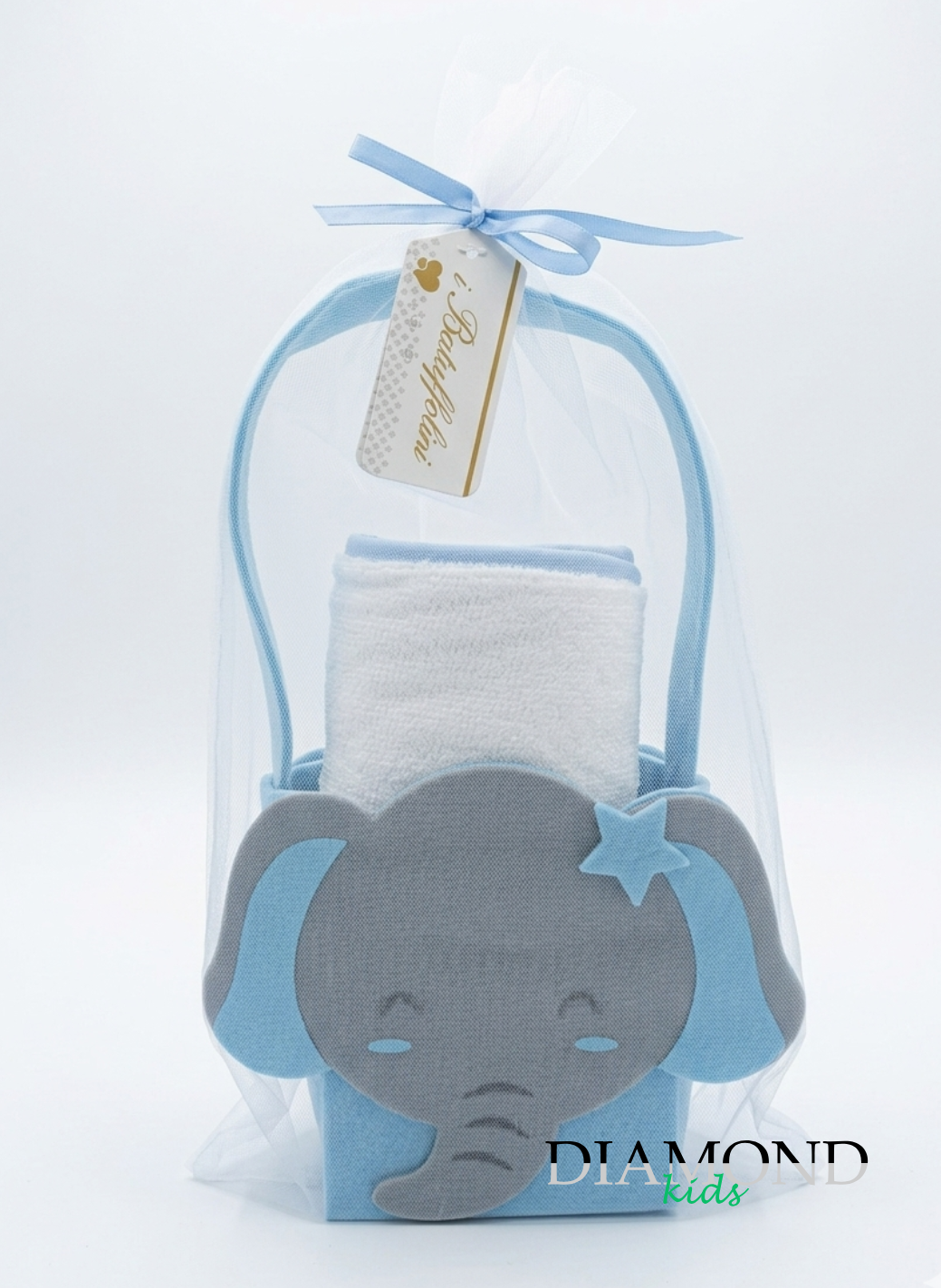 Set regalo Batuffolini Elefante celeste
