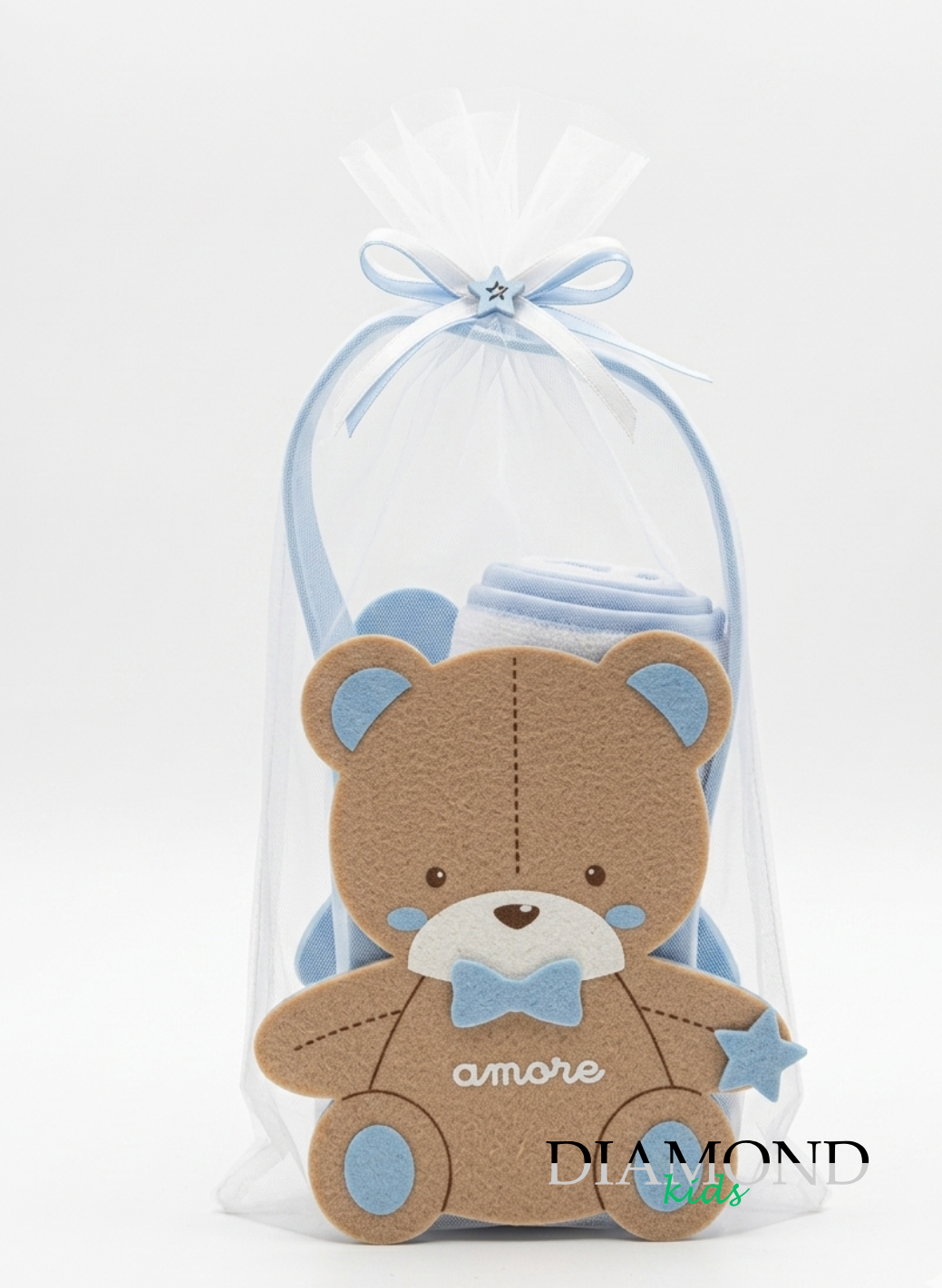 Set regalo Batuffolini Orso celeste