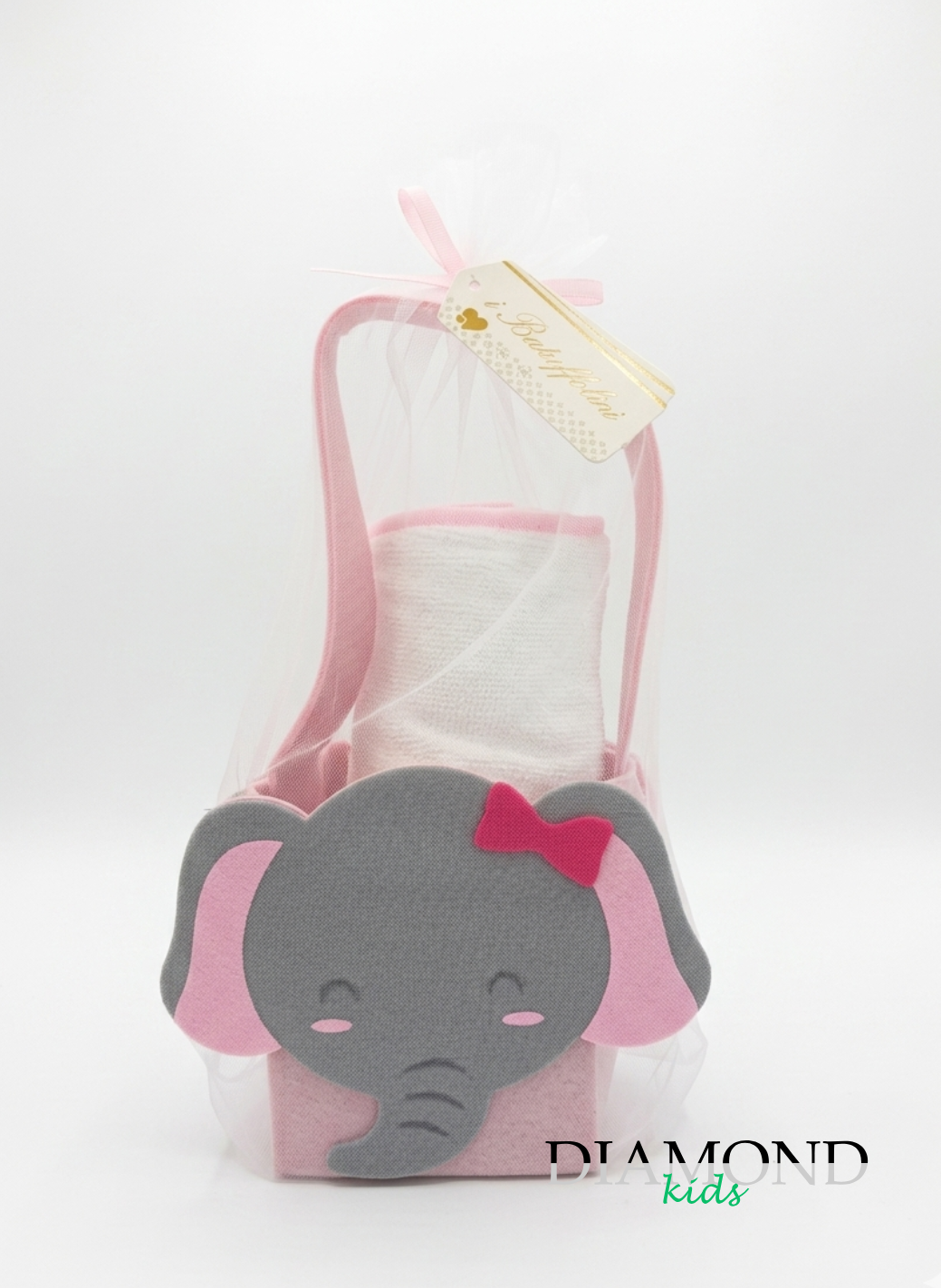 Set regalo Batuffolini Elefante rosa