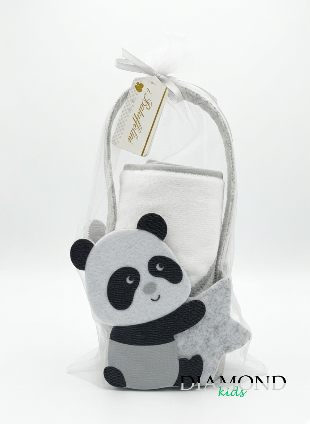 Set regalo Batuffolini Panda grigio