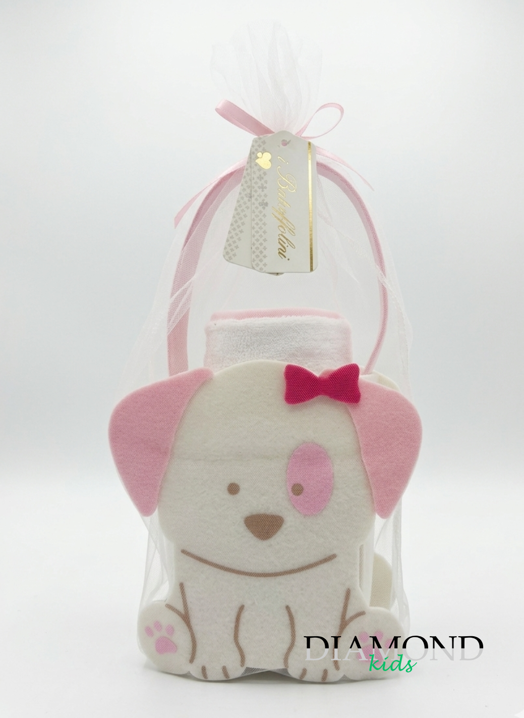 Set regalo Batuffolini Cagnolino rosa