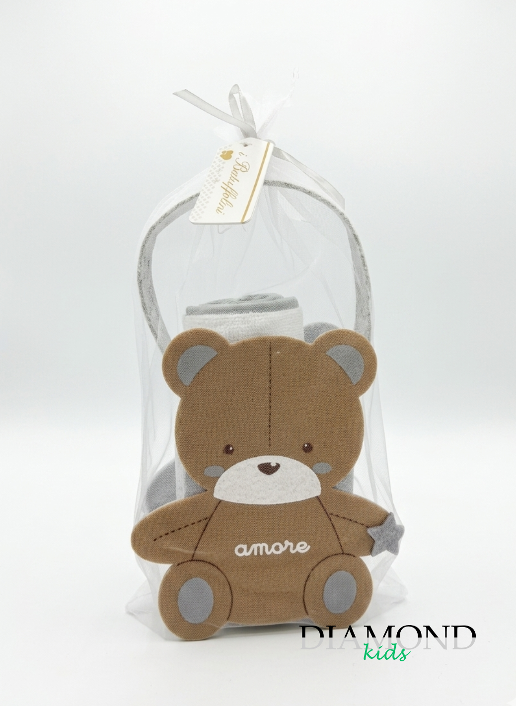 Set regalo Batuffolini Orso grigio
