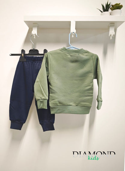Completo Bambino Bear verde