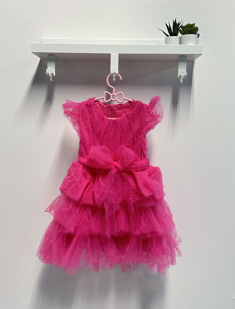 Abito Bambina Princess fucsia