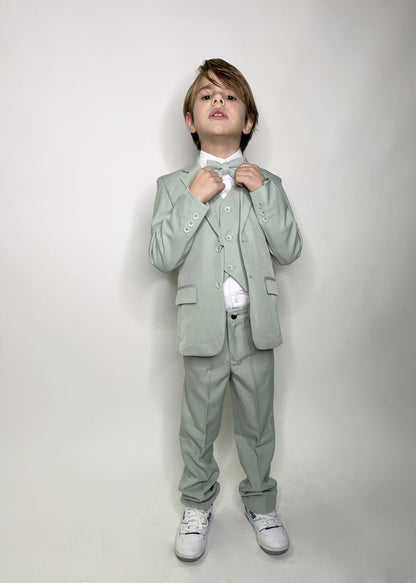 Complete children's suit glitter slim fit