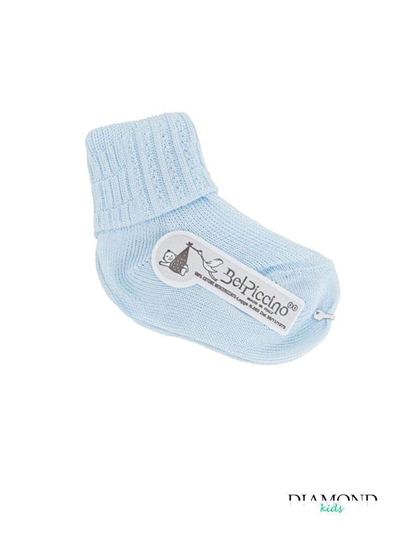 Calzino Neonato Bel Piccino azzurro