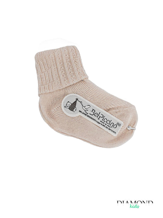 Calzino Neonato Bel Piccino beige