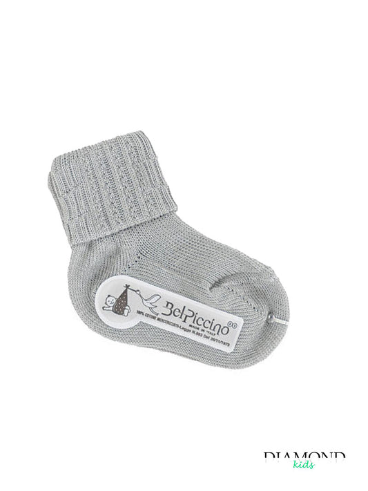 Calzino Neonato Bel Piccino grigio