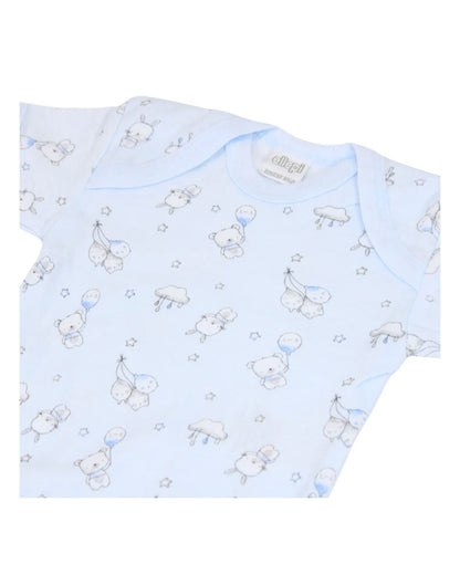 Body Neonato Balloon azzurri