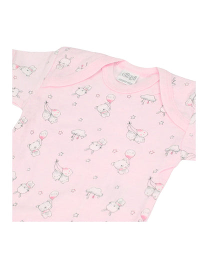 Body Neonato Balloon rosa