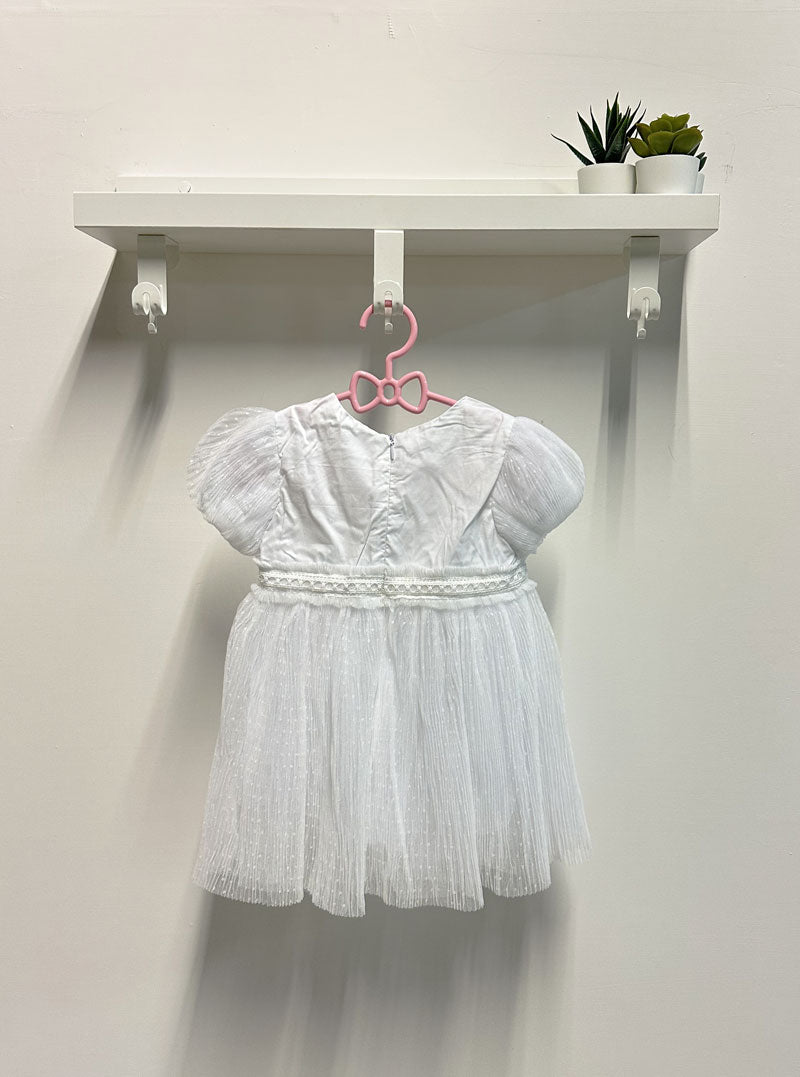 Abito Neonata Elegante Cuore bianco