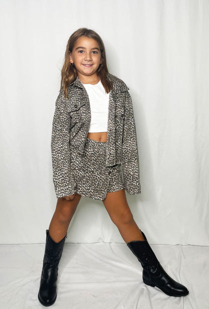 Animalier Girl's Set with Jacket